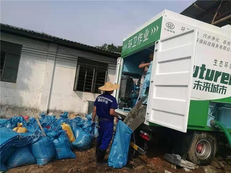 湘潭工业污泥压干处理